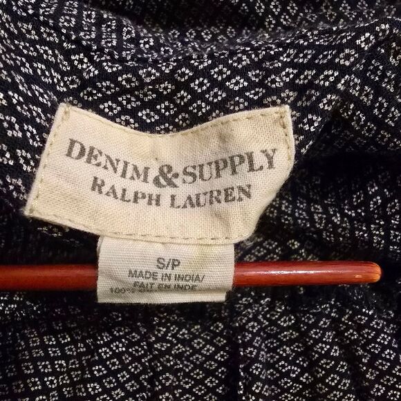 Denim & Supply Ralph Lauren Tiered Cotton Mini Dress Long Sleeve Size Small - Picture 4 of 5